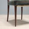 Chaises Vintage en Bois et Velours, Italie, 1950s, Set de 8 6