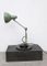 Lámpara de escritorio industrial vintage verde, Imagen 2