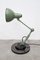 Lámpara de escritorio industrial vintage verde, Imagen 1