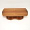 Art Deco Walnut Coffee Table, 1920s 4