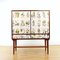 Swedish Modern Cabinet with Illustrations by Cam Lindman, 1940s 1