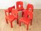 Model 4867 Chairs by Joe Colombo for Kartell, Set of 5 1