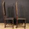 Antique Italian Leather Chairs, 1770, Set of 2 5