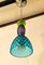 Vintage Italian Hanging Lamp with Hand-Blown Murano Glass, 1980s 3