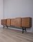 Credenza grande vintage in teak e ottone, Italia, anni '60, Immagine 2
