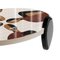 Natalia Oval Center Table in Wood Geomtric Print by Hommés Studio 5