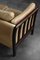 Vintage Mid-Century Modern Danish Brown 3-Seater Sofa from Mogens Hansen, 1970s 13