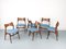 Danish Teak Dining Chairs by Erik Buch for Chr. Christensens Møbelfabrik, 1960s, Set of 6 2