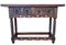 Table Console en Noyer Sculpté, Catalogne, Espagne, 1920 1