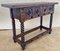 Table Console en Noyer Sculpté, Catalogne, Espagne, 1920 3