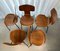 Model 3103 Hammer Chairs by Arne Jacobsen for Fritz Hansen, 1966, Set of 5, Image 4