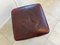 Chesterfield Hocker aus Leder 7