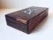 Mid-Century Silver Inlaid Rosewood Box by Robert Dalgas Lassen, 1960s, Image 1