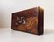 Mid-Century Silver Inlaid Rosewood Box by Robert Dalgas Lassen, 1960s, Image 7