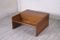 Square Coffee Table with Shelf, 1960s 4