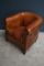 Fauteuil Vintage en Cuir, Pays-Bas, 1970s 5