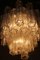 Lámpara de araña italiana de cristal de Murano artístico de Venini, años 60, Imagen 3