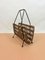 Rattan Magazine Rack, 1970s 1