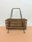 Rattan Magazine Rack, 1970s 2