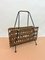 Rattan Magazine Rack, 1970s 4
