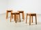 Hocker aus Birke & Seil, Scandinavia, 1990er, 4 . Set 5