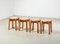 Hocker aus Birke & Seil, Scandinavia, 1990er, 4 . Set 1