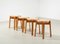 Hocker aus Birke & Seil, Scandinavia, 1990er, 4 . Set 2