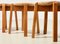 Hocker aus Birke & Seil, Scandinavia, 1990er, 4 . Set 8