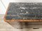 Art Deco Chest of Drawers in Burl and Mahogany Feather with Marble Top and Brass Handles, 1940s 5