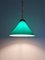 Art Deco Conical Green Opaline Pendant Light, 1920s-1930s 2