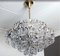 Large Mid-Century Crystal Prisms and Brass Chandelier from Kinkeldey, Germany, 1960s 6