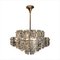 Large Mid-Century Crystal Prisms and Brass Chandelier from Kinkeldey, Germany, 1960s 8