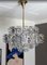 Large Mid-Century Crystal Prisms and Brass Chandelier from Kinkeldey, Germany, 1960s 4