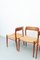Vintage Dining Chairs in Teak by Niels Otto Møller for J. L. Møller Möbelfabrik, 1950s, Set of 4 5