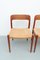 Vintage Dining Chairs in Teak by Niels Otto Møller for J. L. Møller Möbelfabrik, 1950s, Set of 4 10