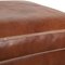 Valentino Ottoman aus Braunem Leder von Machalke 3