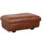 Valentino Ottoman aus Braunem Leder von Machalke 1