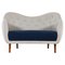 Sofa in Stained Beech and Wool attributed to Finn Juhl, 1946 1