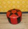 Vintage Pouf aus Leder, 1970er 5