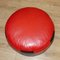 Vintage Pouf aus Leder, 1970er 6