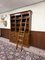 English Oak Library Cabinet with Ladder 3