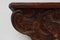 Antique Wooden Wall Mounted Carved Console, 1850 4