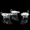 Antique Edwardian English Silver Plated Sauce Dishes, 1910s, Set of 3 1