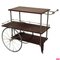 Mid-Century Modern Italian Serving Bar Cart in Mahogany, 1960s 1