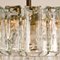 Glass & Brass Chandelier by J.T. Kalmar, 1960s 5