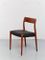 Mid-Century Model 77 Teak Dining Chairs by Niels Otto Møller for J.L. Møllers, Set of 4 3