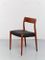 Mid-Century Model 77 Teak Dining Chairs by Niels Otto Møller for J.L. Møllers, Set of 4, Image 3