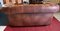Divano Chesterfield in pelle e legno color whisky, anni '60, Immagine 15