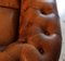 Chesterfield Sofa in Whisky-Coloured Leather and Wood, 1960s 12