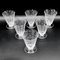 Antique Art Deco Baccarat Crystal Engraved Sherry Glasses in the Michelangelo Design, 1920, Set of 6, Image 4